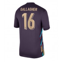 Anglicko Conor Gallagher #16 Vonkajší futbalový dres ME 2024 Krátky Rukáv